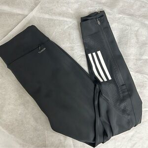 Adidas Running Womens Small ClimaCool Black 26" Inseam Leggings